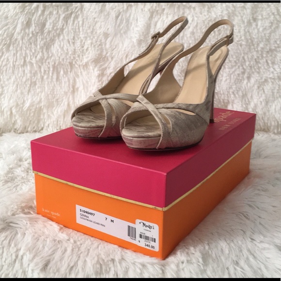 Kate Spade Nude Sling Back Pump with 1/2”platform - Picture 2 of 8